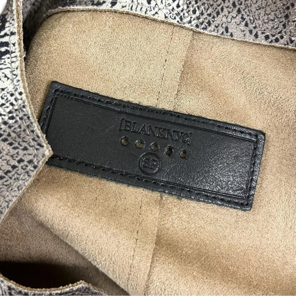 Blank NYC Anthropologie Snake Charmer Faux Suede Longline Jacket Size SP Small - Picture 5 of 7